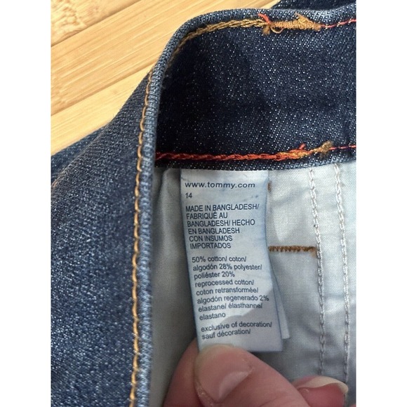 Tommy Hilfiger Jeans Women 14 32/27.5 Ultra High Rise Skinny Button Fly Stretch - Picture 7 of 8
